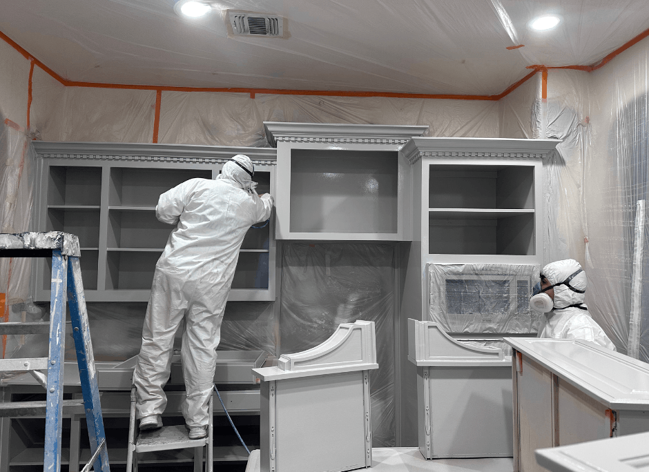 Constable DFW Painting team completing interior project