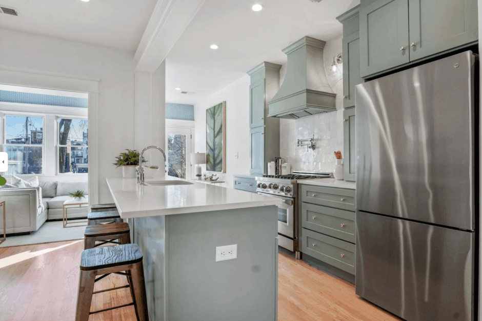 latex enamel cabinet finish